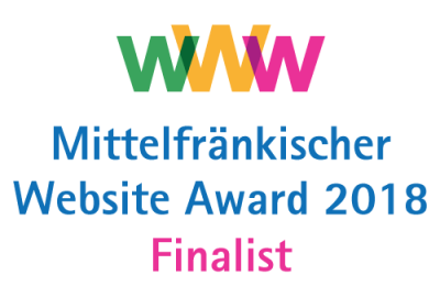 Mittelfränkischer Website-Award - guédon ist nominiert