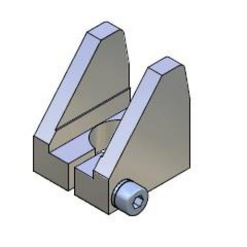 Zentrierstück für Winkelspanngreifer mit Klemmgröße 14, 20 oder 30 mm Anschlag für Greiffinger ZTS.14, Greiflösungen von guédon – Vakuumspezialist