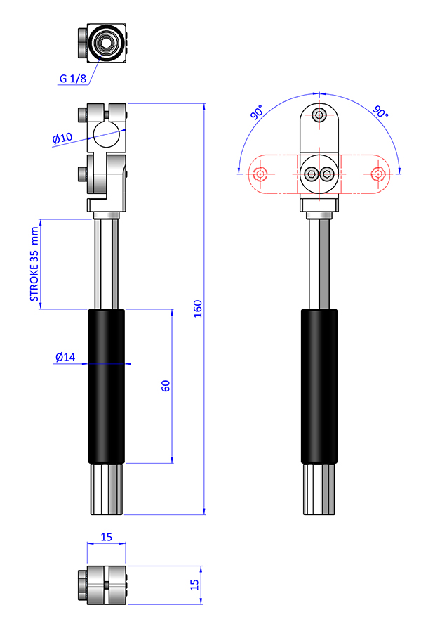 federstoessel- smn143510-mit-innen-liegender-feder-klemmdurchmesser-10-mm-hub-35-verdrehgesichert-klemmanschluss-verstellbar-Greiferbaukasten